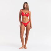 SHINE FOUNDATIONS DIPPED BIKINI | POPPY ON A MODEL FRONT VIEW @ | FOCUS: 0.0, 1.0, 0.9