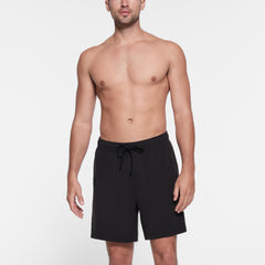 JERSEY LOUNGE MENS SHORT | OBSIDIAN ON A MODEL FRONT VIEW
