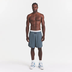 MESH APPAREL MENS SHORT | ZIRCON ON A MODEL FRONT VIEW @ | FOCUS: 0.0, 1.0, 0.9