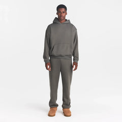 FLEECE LOUNGE MENS RELAXED JOGGER | JUNGLE ON A MODEL FRONT VIEW @ | FOCUS: 0.0, 1.0, 0.9