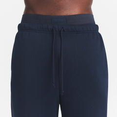FLEECE LOUNGE MENS RELAXED JOGGER | NAVY ON A MODEL FRONT VIEW | FOCUS: 0.0, 1.0, 0.9