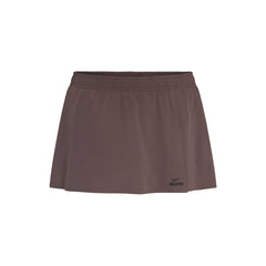 NikeSKIMS STRETCH NYLON FRONT FLAP SKORT | NSKM RESIN FLAT ON A WHITE BACKGROUND | FLT
