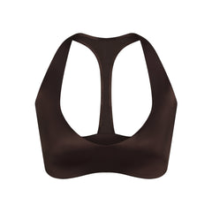 NikeSKIMS SATIN SHINE PLUNGE BRA | NSKM PHOENIX FLAT ON A WHITE BACKGROUND | FLT