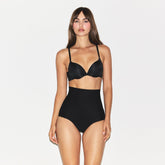 SKIMS BODY CORE SCULPT BUTT LIFTING BRIEF | ONYX ON A MODEL SIDE VIEW @