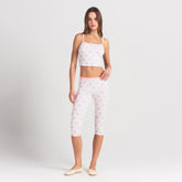 LOGO POINTELLE CAPRI | SNOW LACE HEARTS ON A MODEL FRONT VIEW @ | FOCUS: 0.0, 1.0, 0.9