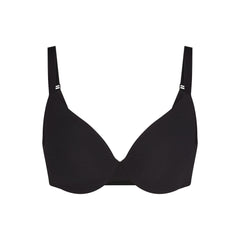 EVERYDAY COTTON FULL COVERAGE BRA | ONYX FLAT ON A WHITE BACKGROUND | FLT
