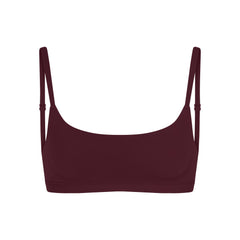 FITS EVERYBODY SCOOP BRALETTE | CURRANT FLAT ON A WHITE BACKGROUND | FLT