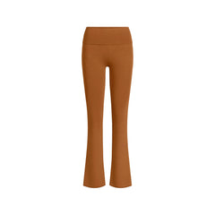 COTTON JERSEY FOLDOVER PANT | CHAI FLAT ON A WHITE BACKGROUND | FLT