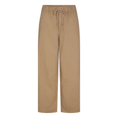 WOVEN COTTON OVERSIZED STRAIGHT LEG PANT | DESERT FLAT ON A WHITE BACKGROUND | FLT