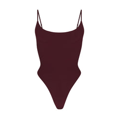 FITS EVERYBODY CAMI BODYSUIT | CURRANT FLAT ON A WHITE BACKGROUND | FLT