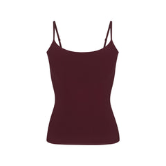 FITS EVERYBODY CAMI | CURRANT FLAT ON A WHITE BACKGROUND | FLT@ | FOCUS: 0.0, 1.0, 0.9