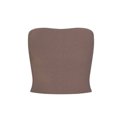 REFINED KNIT TUBE TOP | AMETHYST FLAT ON A WHITE BACKGROUND | FLT