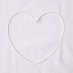 WORN IN JERSEY HEART MICRO SHORT | SNOW ADDITIONAL FABRIC DETAILS