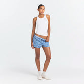 COTTON POPLIN BOXER SLEEP SET | ARCTIC SNOW BANDANA ON A MODEL FRONT VIEW @ | FOCUS: 0.0, 1.0, 0.9