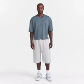 MESH APPAREL MENS CROPPED JERSEY | ZIRCON ON A MODEL FRONT VIEW @ | FOCUS: 0.0, 1.0, 0.9
