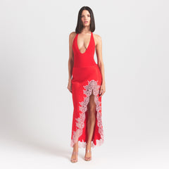 SEAMLESS SCULPT DEEP PLUNGE THONG BODYSUIT | RUBY ON A MODEL FRONT VIEW @ | FOCUS: 0.0, 1.0, 0.9