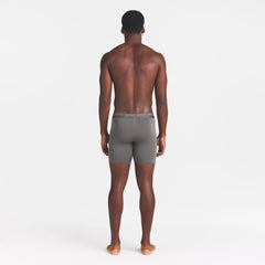 SKIMS STRETCH MENS 5" BOXER BRIEF | GUNMETAL ON A MODEL BACK VIEW