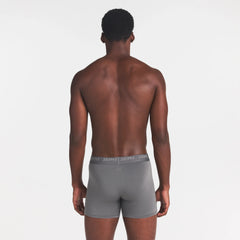 SKIMS STRETCH MENS 3" BOXER BRIEF | GUNMETAL ON A MODEL BACK VIEW