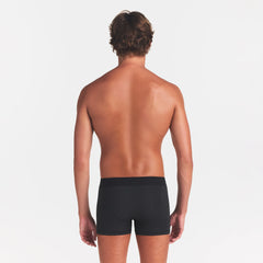 SKIMS COTTON MENS 3" BOXER BRIEF | ONYX ON A MODEL BACK VIEW
