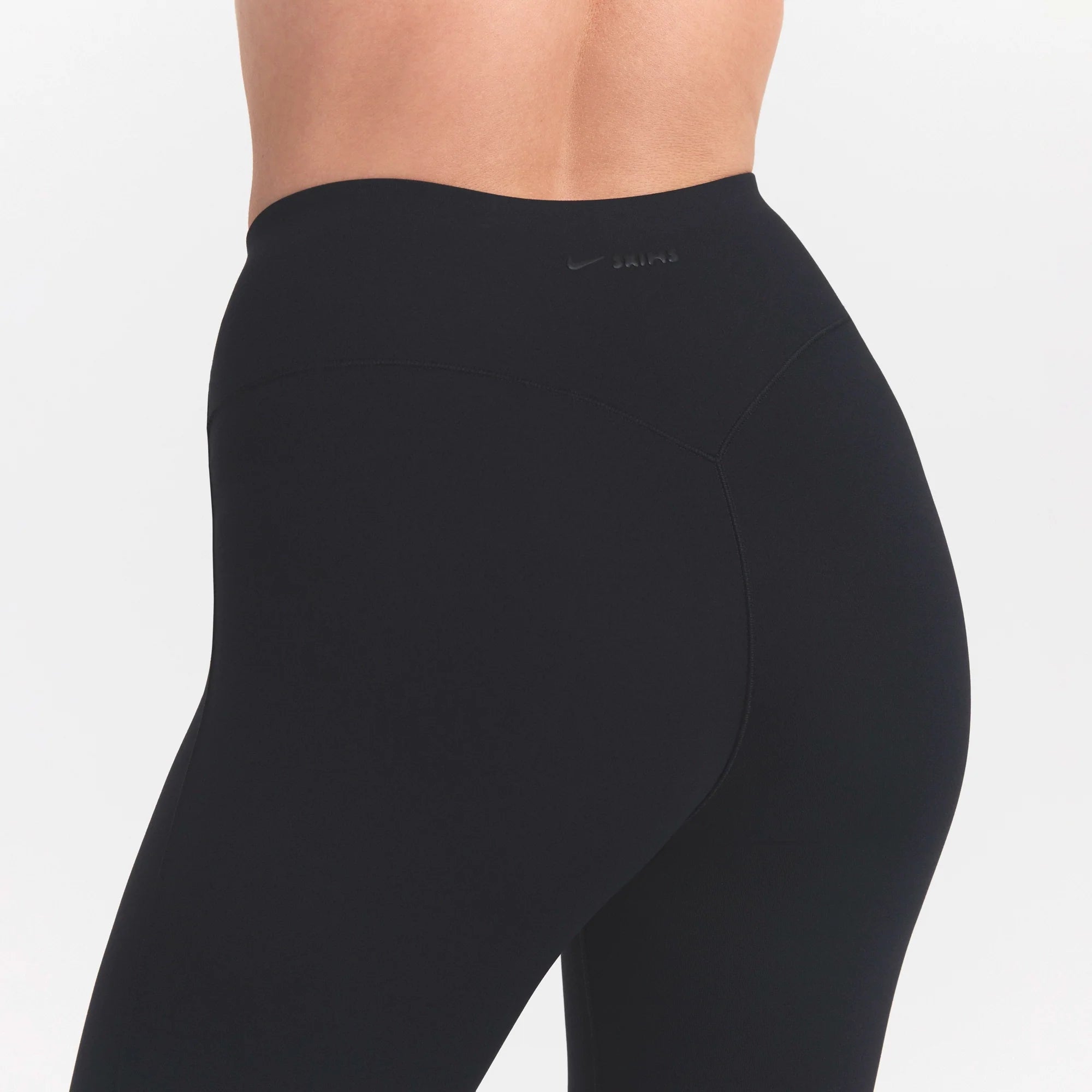 NikeSKIMS STUDIO STRETCH 26" LEGGING | OBSIDIANON A MODEL FRONT