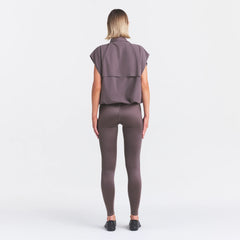 NikeSKIMS STRETCH NYLON OVERSIZED VEST | RESIN ON A MODEL FRONT VIEW @ | FOCUS: 0.0, 1.0, 0.9
