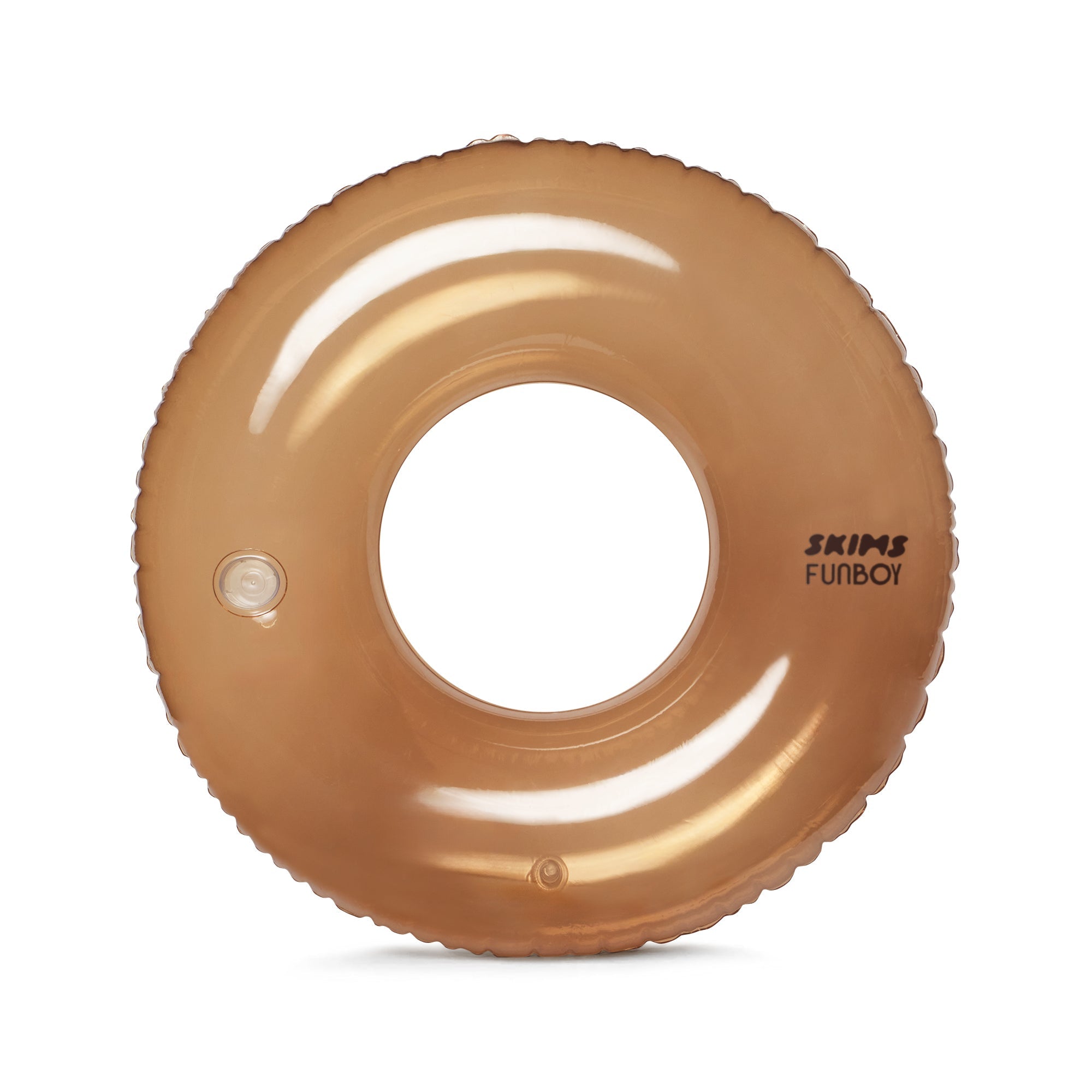 FUNBOY X SKIMS VINTAGE TUBE FLOAT | SIENNA AND CLEAR ADDITIONAL FABRIC DETAILS