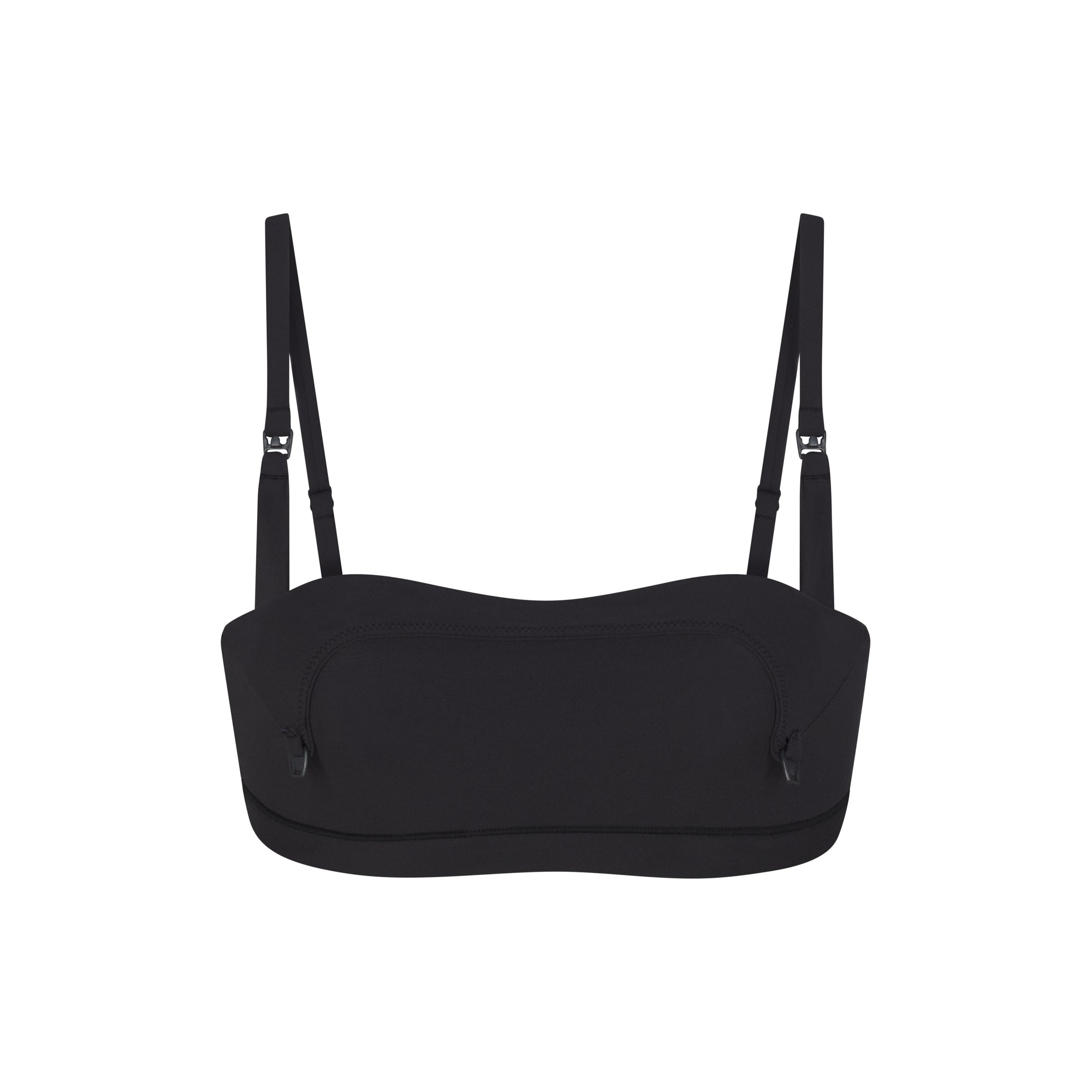 FITS EVERYBODY MATERNITY NURSING SCOOP BRALETTE FLAT ON A WHITE BACKGROUND | FOCUS: 0.0, 1.0, 0.9