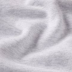 COTTON FLEECE CLASSIC HOODIE | LIGHT HEATHER GREY WITH ONYX LOGO ADDITIONAL FABRIC DETAILS