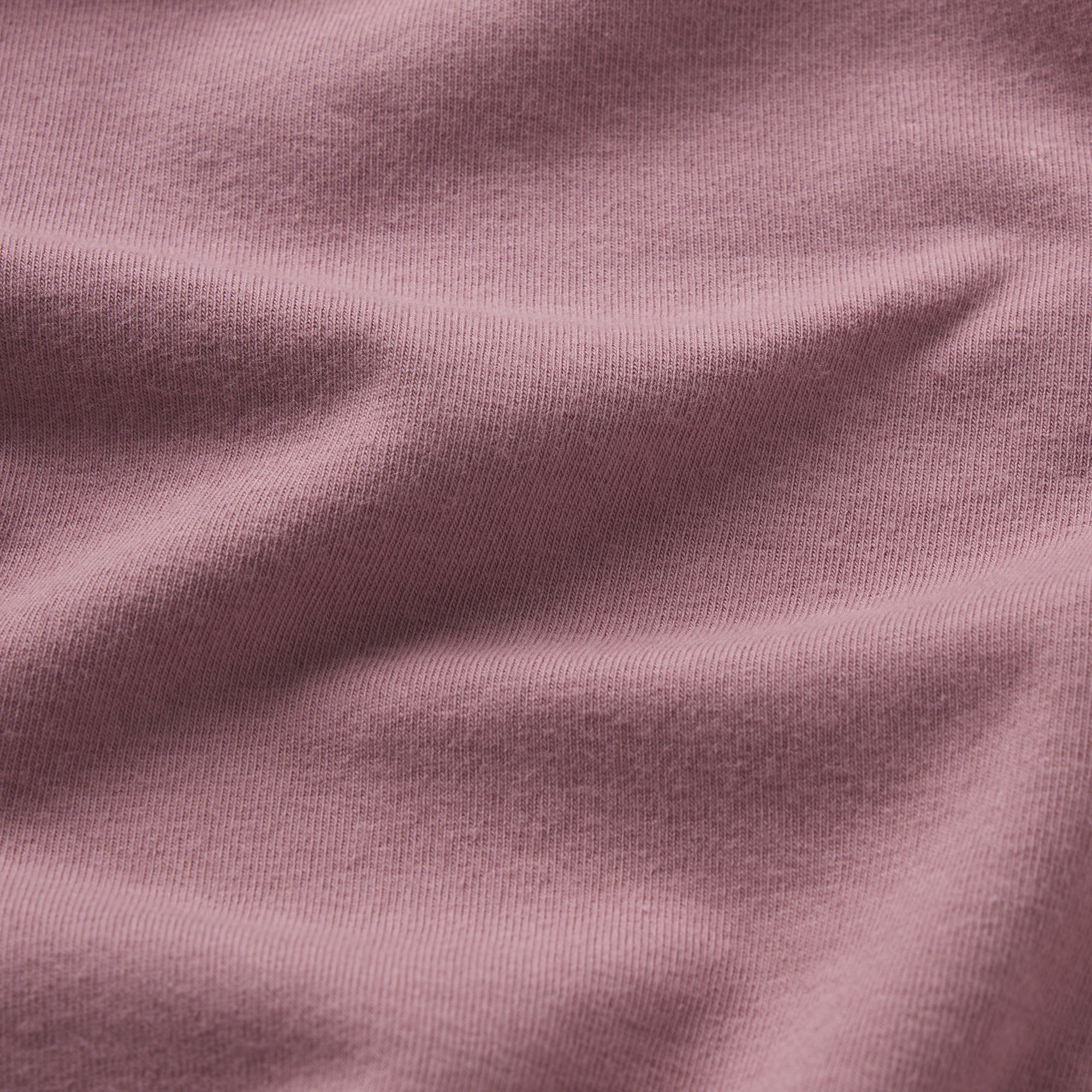 COTTON JERSEY FOLDOVER PANT | MUTED MAUVE & LAYS FLAT ON A WHITE BACKGROUND | FLT