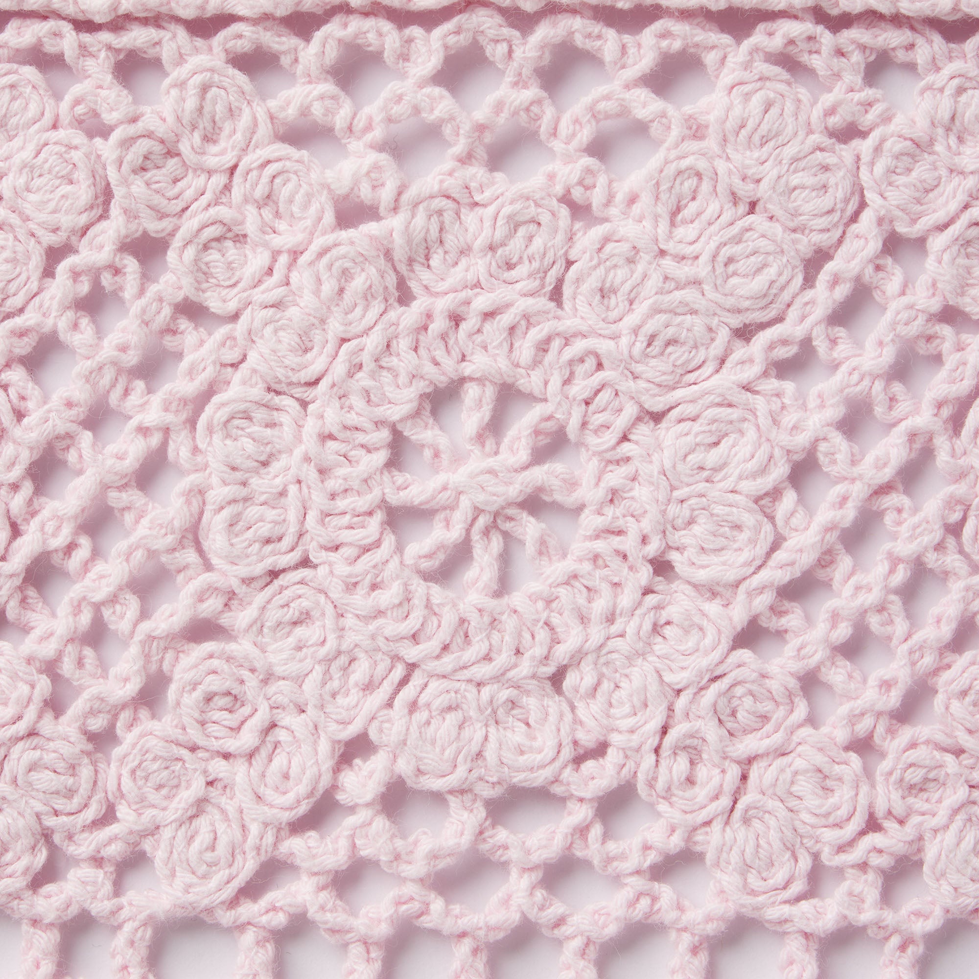CROCHET COVER-UPS TANK DRESS | CHERRY BLOSSOM ADDITIONAL FABRIC DETAILS