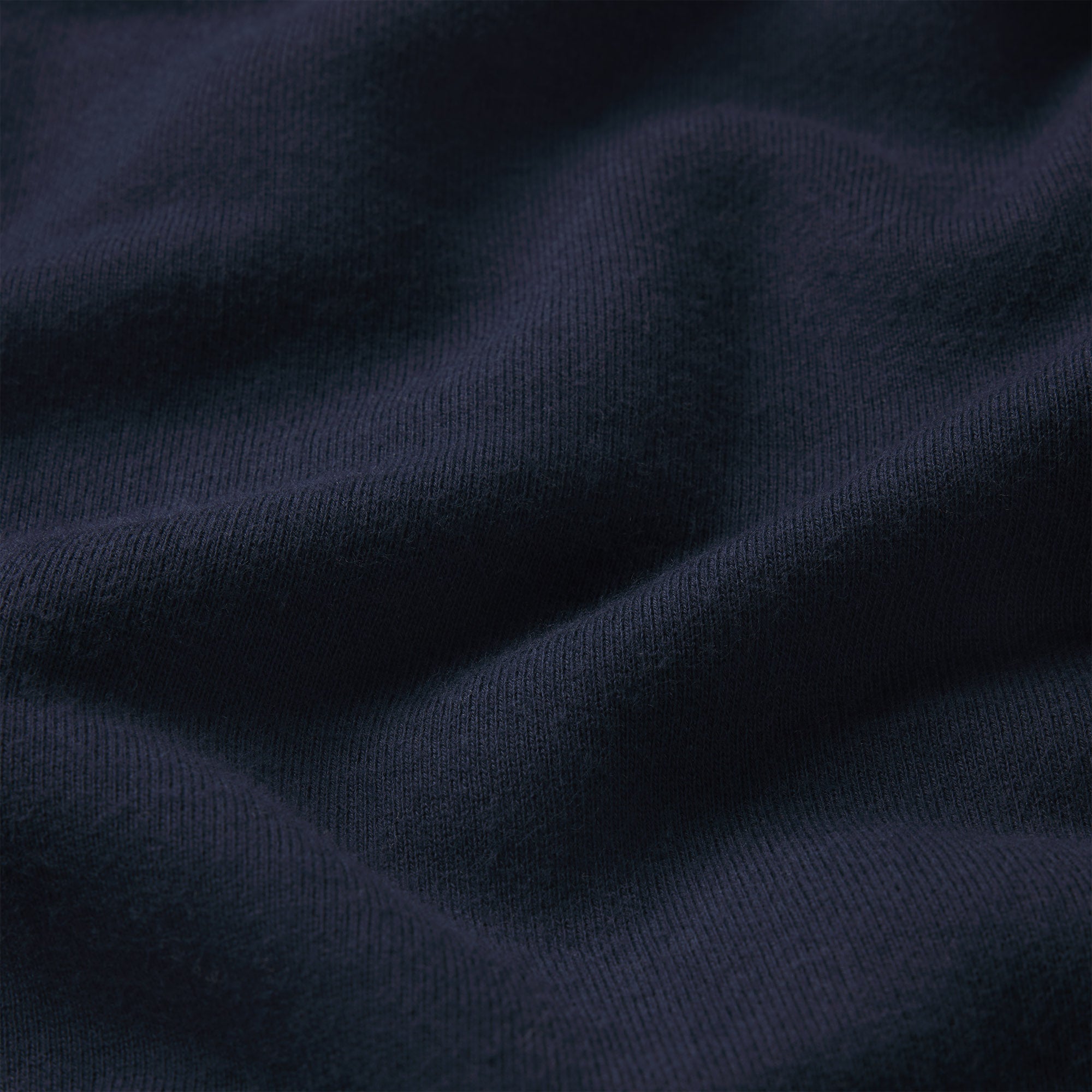 DRAPEY FRENCH TERRY MINI SKIRT | NAVY ADDITIONAL FABRIC DETAILS