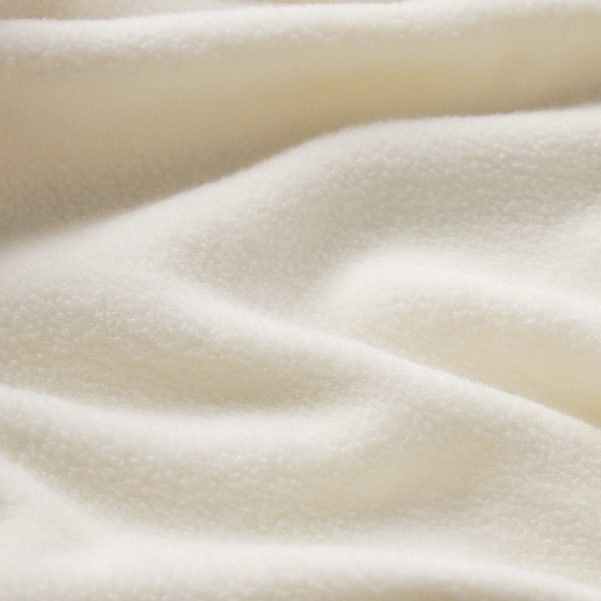 OUTDOOR FLEECE FITTED JACKET | ECRU ADDITIONAL FABRIC DETAILS