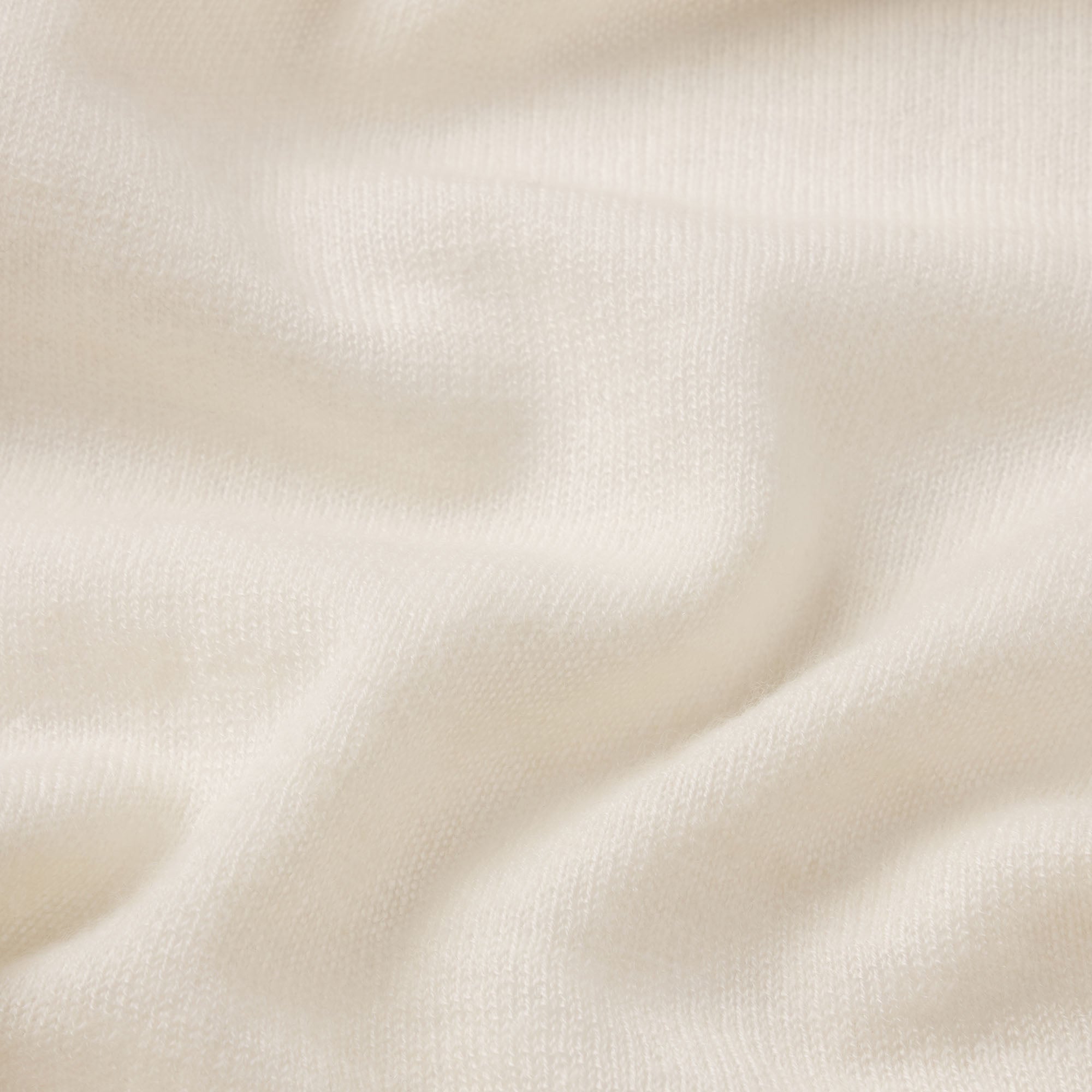 FEATHERWEIGHT CASHMERE TEE | EGRET ADDITIONAL FABRIC DETAILS
