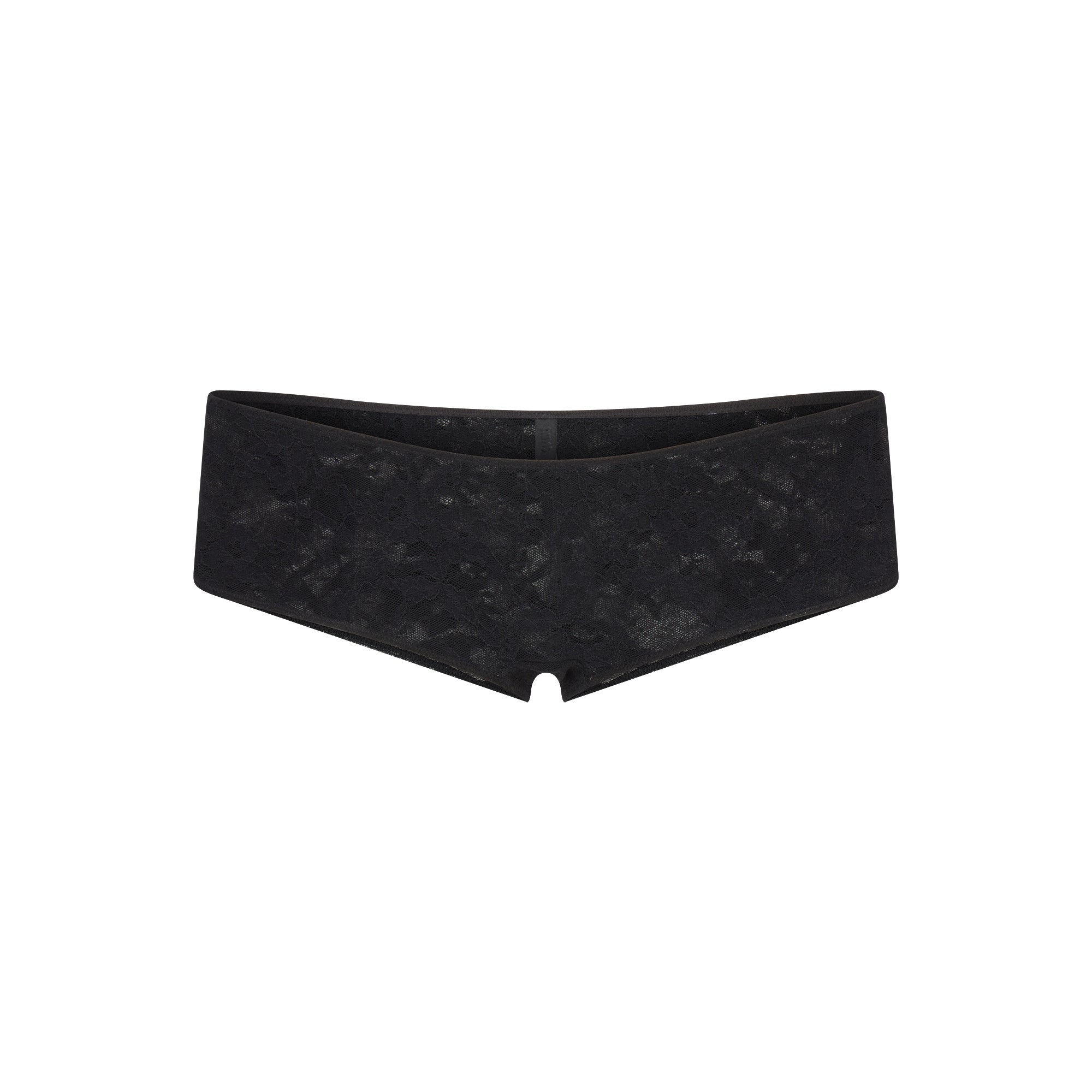 STRETCH LACE HIPSTER | SOOT FLAT ON A WHITE BACKGROUND | FLT
