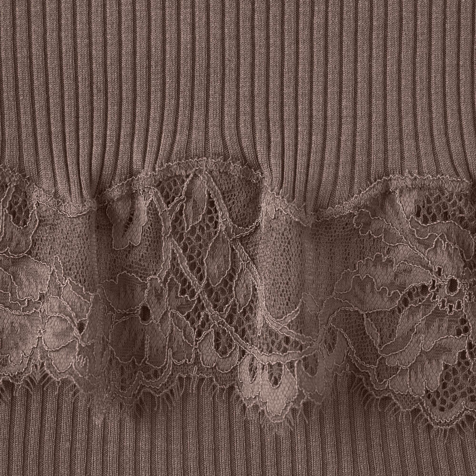 RIB KNIT LACE CAMI | AMETHYST ADDITIONAL FABRIC DETAILS