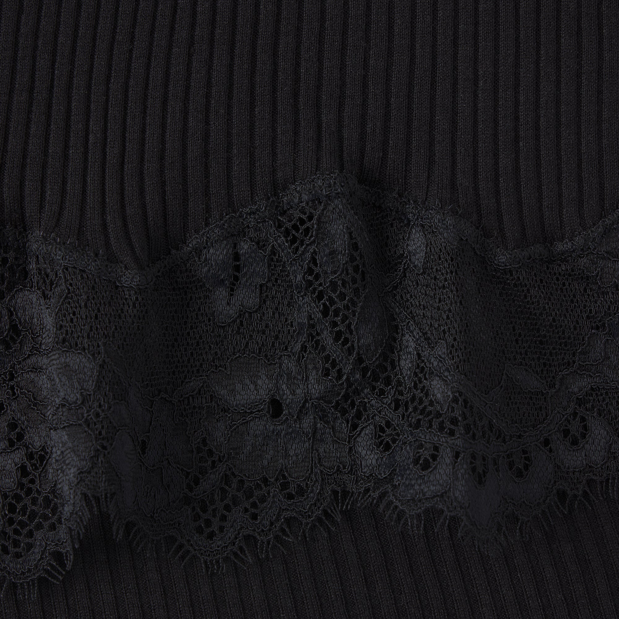 RIB KNIT LACE CAMI | OBSIDIAN ADDITIONAL FABRIC DETAILS